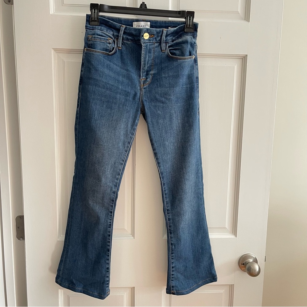 Frame Denim Le Crop Mini Boot flare Jeans Women’s Size 25